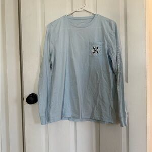 Vineyard Vines Light Blue Long Sleeve Tee